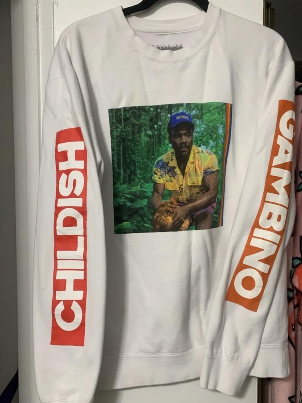 Childish Gambino World Tour Crewneck Sweater - Bando Stone Large